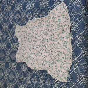 Lavender & Jade Floral Babydoll Tank Blouse